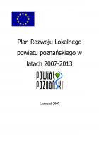 Planu Rozwoju Lokalnego powiatu poznańskiego w latach...